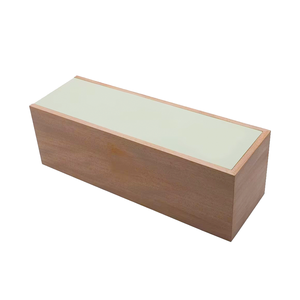 Venta Directa de Fábrica: Caja de Lujo para Vino Tinto de Una Sola Botella, Cajas de Madera Personalizadas con Insertos a Medida, Cajas de Madera Profundas para Botellas Altas - Product Image 3