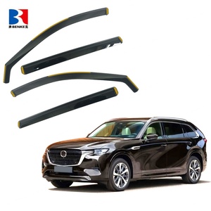 Déflecteurs de fenêtre intégrés pour Mazda - Pare-pluie et visières anti-vent compatibles avec les voitures et SUV Mazda - Product Image 2