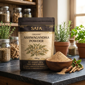 Poudre d'Ashwagandha, complément alimentaire naturel à base de plantes, poudre fine à base de plantes, antioxydant, soutien au bien-être, qualité supérieure, poudre botanique - Product Image 1