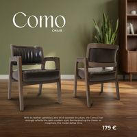 Fauteuil de bureau pivotant manuel en bois, style rétro moderne, rembourré en cuir PU, accoudoirs fixes, base en bois, cadre en acier, dossier solide