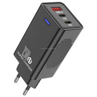 Chargeur USB C PD 120W 3 ports USB Charge rapide Type C Adaptateur de téléphone portable 120W Adaptateur de voyage pour Samsung/Xiaomi