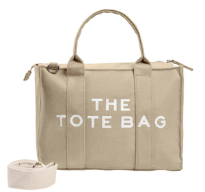 Sacs fourre-tout en toile à bandoulière avec fermeture éclair, sacs à bandoulière décontractés en toile pour le travail, l'école et les voyages - Product Image 1