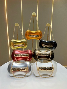 Sacs à main de soirée élégants pour femmes, sacs uniques en marbre avec chaîne, sacs à bandoulière tendance avec poignée métallique 2026 - Product Image 2