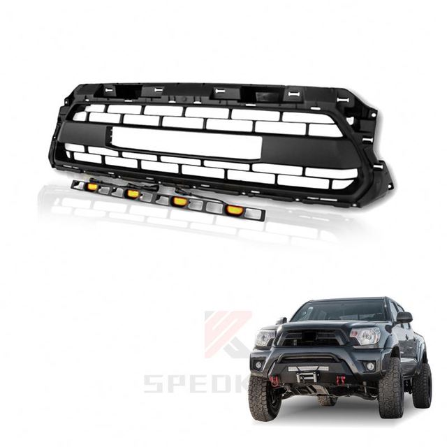 Gobison Pickup Accessories for TRD Style Front Bumper Grill Car Grille for Toyota Tacoma 2012 2013 2014 2015 Car Grille