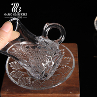 Ensemble de verres à thé transparents Offre Spéciale Ramadan avec soucoupe arabe Dubaï gravure populaire thé café tasse à boire 12 pièces ensemble de tasses à thé en verre