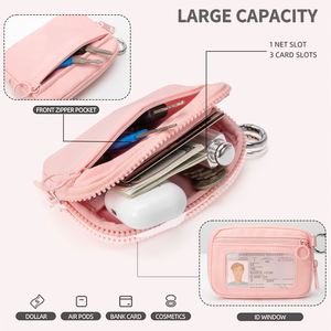 Monedero de Moda para Mujer, Impermeable, Mini Tarjetero, Bolsa Pequeña con Ventana Transparente para Identificación - Product Image 3