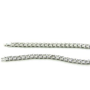 5Mm Enlaid Hip Hop Men's Single Row Necklace Pendant Tanjing Fashion Lijing Necklace - Product Image 5