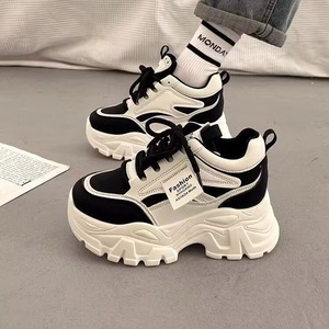 Zapatos Deportivos Casuales de Primavera y Otoño, Nuevos, Versátiles, Estilo Urbano, con Suela Gruesa para Aumentar la Altura - Product Image 1