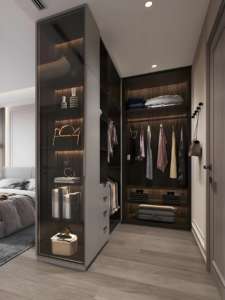 Dressing moderne, dressing sur mesure, conception de dressing, armoire minimaliste moderne, application hôtelière - Product Image 3