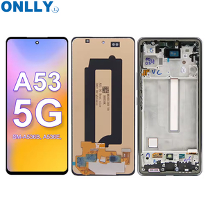 Probado para Samsung A51 A30S <span class=keywords><strong>A31</strong></span> A20 A30 M21 <span class=keywords><strong>M31</strong></span> A22 A32 4G A53 A33 A53 5G pantalla LCD pantalla táctil digitalizador montaje con marco - Product Image 1