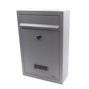 China factory garden metal parcel mailbox letter box with lock and white painting