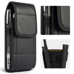 Verticale Universele <span class=keywords><strong>Holster</strong></span> Voor <span class=keywords><strong>Iphone</strong></span> Samsung Lederen Taille Mobiele Telefoon Riem <span class=keywords><strong>Holster</strong></span> Tas Met Riem Clip Voor Mannen - Product Image 4