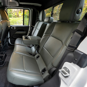 Accesorios de coche de ajuste personalizado fundas de asiento de piel sintética para 2020 2021 <span class=keywords><strong>2022</strong></span> 2023 2024 2025 <span class=keywords><strong>Jeep</strong></span> Gladiator cubierta completa de 5 plazas - Product Image 3