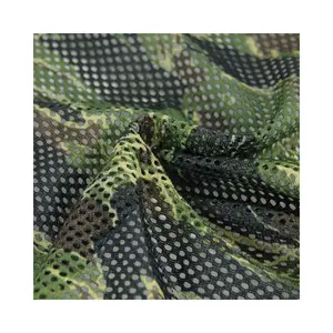 230gsm老虎条纹迷彩战术网眼织物迷彩网眼织物