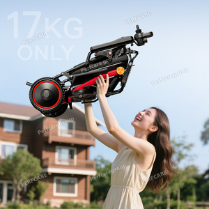 Silla eléctrica plegable definitiva 17kg luz 500W Motor 30km rango todo terreno silla de ruedas eléctrica para ancianos discapacitados viaje a casa - Product Image 4