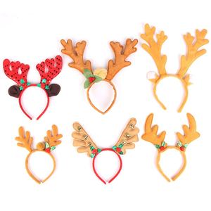 Serre-tête pour femme, motif élan, pour le Nouvel An 2025 et les fêtes de Noël - Product Image 1