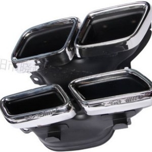 Embout d'échappement Mercedes-Benz GLC Noir Argent Acier Inoxydable Adaptation Universelle - Product Image 3