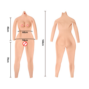 Trajes Corporales Completos de Silicona de Masculino a Femenino con Cabeza y Pies Copa G para Crossdresser Sissy Travesti Ladyboy - Product Image 2