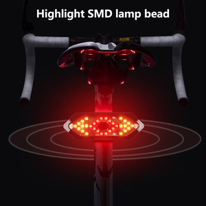 Segnale di svolta <span class=keywords><strong>per</strong></span> bicicletta, lampada posteriore a LED con ricarica USB <span class=keywords><strong>per</strong></span> bicicletta, lampada posteriore notturna con telecomando senza fili - Product Image 3