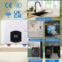 Chauffe-eau électrique intelligent 220 V pour la maison, vertical, sans réservoir, chauffe-eau instantané électrique