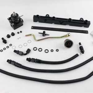 ชุดควบคุมแรงดันน้ำมันเชื้อเพลิงชุดรางพร้อมมาตรวัดสำหรับ Honda Civic RSX Si K20 K24 2.0 2.4L retrofit อัพเกรด - Product Image 1