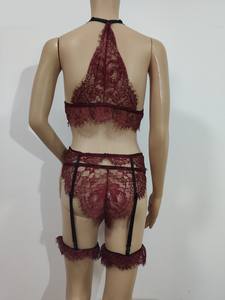 日本Xxx免费热辣内衣套装吊袜带女式性感内衣加大码女式套装 - Product Image 6