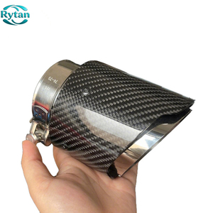 Punta de <span class=keywords><strong>escape</strong></span> de fibra de carbono Rytan Factory, puntas de <span class=keywords><strong>escape</strong></span> universales <span class=keywords><strong>para</strong></span> coche, acero inoxidable 304 y punta de <span class=keywords><strong>escape</strong></span> de carbono brillante - Product Image 1