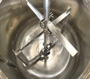 Reactor de tanque químico agitado con camisa de 1000L, hervidor de agua, recipiente de reacción de calentamiento eléctrico, reactor de resina de agitación continua, precio - Product Image 6