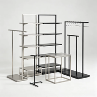 Présentoir de sol moderne à niveaux, autoportant, écologique, personnalisable, facile à assembler pour magasins et supermarchés