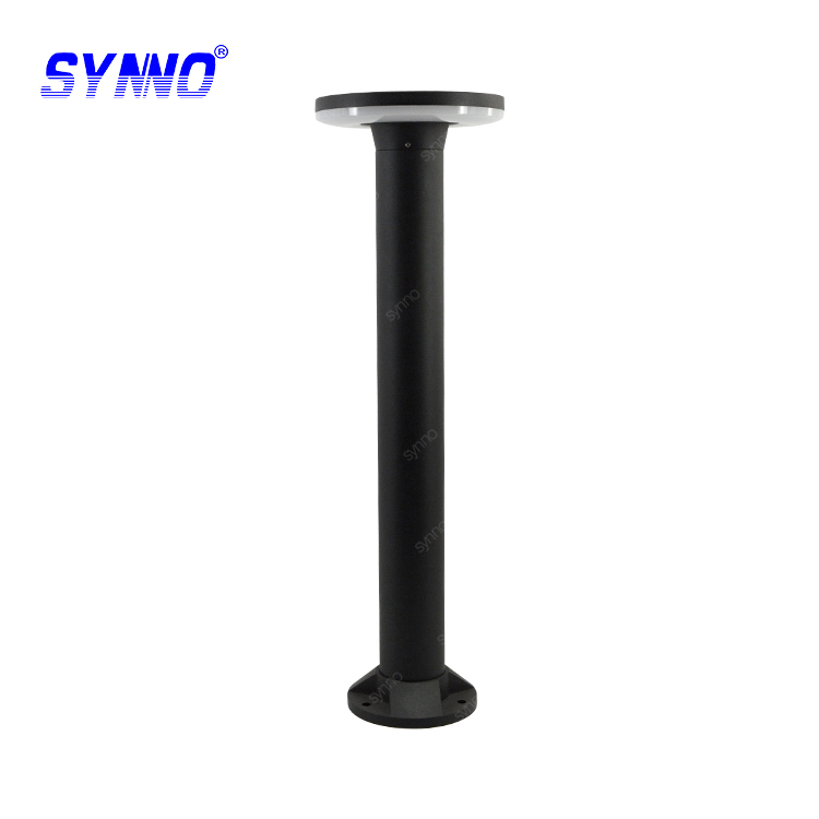 High Quality IP65 LED Bollard Garden Lights 600MM High Black White Color Outdoor Lwan Lamp for Garden Landscape