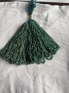 Venta superior collar de cuentas de esmeralda de 6 quilates piedras preciosas sueltas para precios al por mayor hebras cuerdas último diseño tendencia - Product Image 2