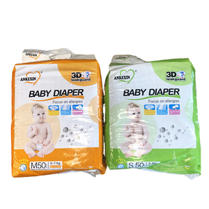 Pañales Desechables de Tela No Tejida 3D, Anti-Fugas, Suaves, Transpirables, Absorbentes, con Diseño Impreso, de Alta Calidad para Bebés - Product Image 1