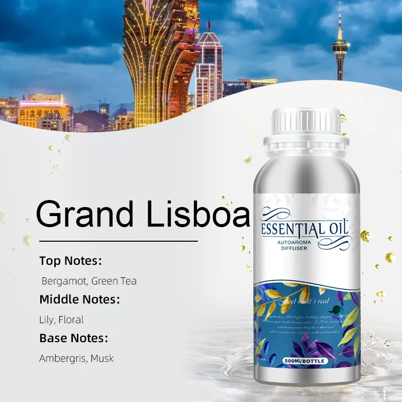 Olio essenziale dell'aroma di Grand Lisboa dell'olio di fragranza della collezione dell'hotel di lusso del casinò di macao per il diffusore del profumo