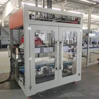 Máquina Empacadora de Cajas de Carga Superior Totalmente Automática con PLC, Bomba Hidráulica, Cinta Transportadora, Personalizable para Botellas de Plástico, Cartones, Bolsas y Productos Químicos
