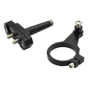 Soporte de montaje para estabilizador de manillar de motocicleta, aleación de aluminio, negro, para Yamaha YZF R15 V3, piezas de modificación de amortiguadores - Product Image 1