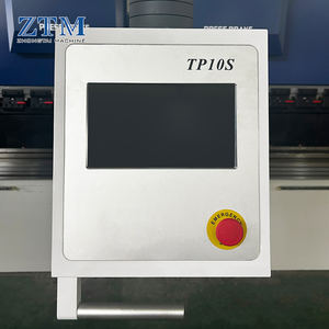 4 + 1軸小型CNCプレスブレーキ50T 2500mm 53T 2500mm板金曲げ機TP10Sシステム油圧スチールベアリング - Product Image 3