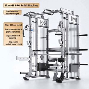 Wholesale Commercial Use MR MR5RS Silver Steel & <b>ABS</b> Durable Eco-friendly Smith Machine for Multi-Functional Gym Training - Product Image 4