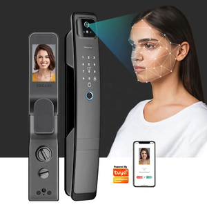 Serrure <span class=keywords><strong>de</strong></span> porte intelligente Tuya avec caméra, serrure à mot <span class=keywords><strong>de</strong></span> <span class=keywords><strong>passe</strong></span> intelligente visible, serrures à empreintes digitales entièrement automatiques - Product Image 3