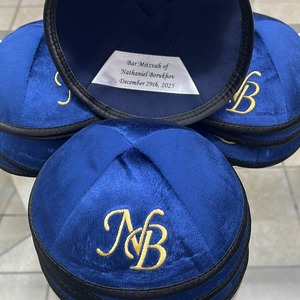 <span class=keywords><strong>Kippa</strong></span> juive en lin bleu, commande en gros, logo personnalisé, impression numérique, respirante, 4 panneaux, Yarmulke, Yamaka, <span class=keywords><strong>Kippa</strong></span> - Product Image 3