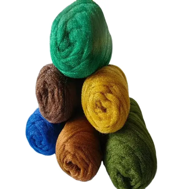 Werkslieferung Strickfarbe Schlussverkauf brasilianische Wolle Haare afrikanisches Haar Strickgarn