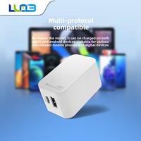 Adaptateur de charge rapide USB + Type-C double port 30W PD, pliable, portable, sûr, charge rapide pour smartphone et appareil photo