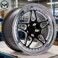 Rines de Aleación Maxtera Forged Custom Estilo Beadlock para Carreras de Drag, para BMW M3 M4 GT-R Supra Mustang Camaro Corvette Dodge