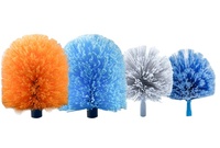 Brosse multifonctionnelle à tête de balai toile d'araignée pour le nettoyage extérieur et intérieur.