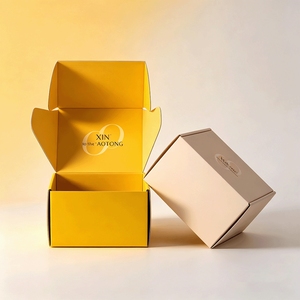 Cajas de Cartón Corrugado para Envíos, Venta al Por Mayor, Impresión Personalizada, Rectangulares, de Cartón Kraft, con Estampado en Caliente, Cajas de Regalo de Alta Gama - Product Image 6