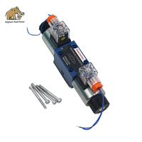Válvula de control direccional de solenoide hidráulico para máquina de construcción OEM Rexroth 4WE10G 5X/SG24N9K4/M 12V 14V DE FÁBRICA DE China