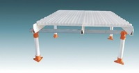 Système de plancher à lattes en plastique pour ferme d'élevage de poulets de chair ferme d'élevage
