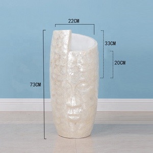 Personalizzato Nordic <span class=keywords><strong>Vaso</strong></span> di Decorazione Umani <span class=keywords><strong>Faccia</strong></span> In Fibra di vetro <span class=keywords><strong>Vaso</strong></span> per Mobili Per La Casa - Product Image 5