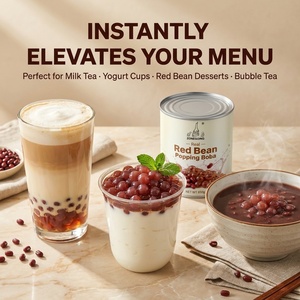 Perlas explosivas de castaña de agua Halal de fábrica, 850g en lata, de explosión instantánea, bajo MOQ, OEM, para té con leche, <span class=keywords><strong>helado</strong></span> y postres - Product Image 4