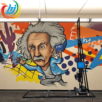 Imprimante murale verticale 3D portable Hanjie, tête d'impression à jet d'encre CMYK, utilisée pour l'impression sur fenêtre et mur, état neuf, fabriqué en Chine