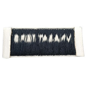 Marchio di lusso personalizzato <span class=keywords><strong>ricamato</strong></span> marchio tessuto etichetta e Tag per abbigliamento lavabile con taglio Laser bordo per capi di fascia alta - Product Image 5